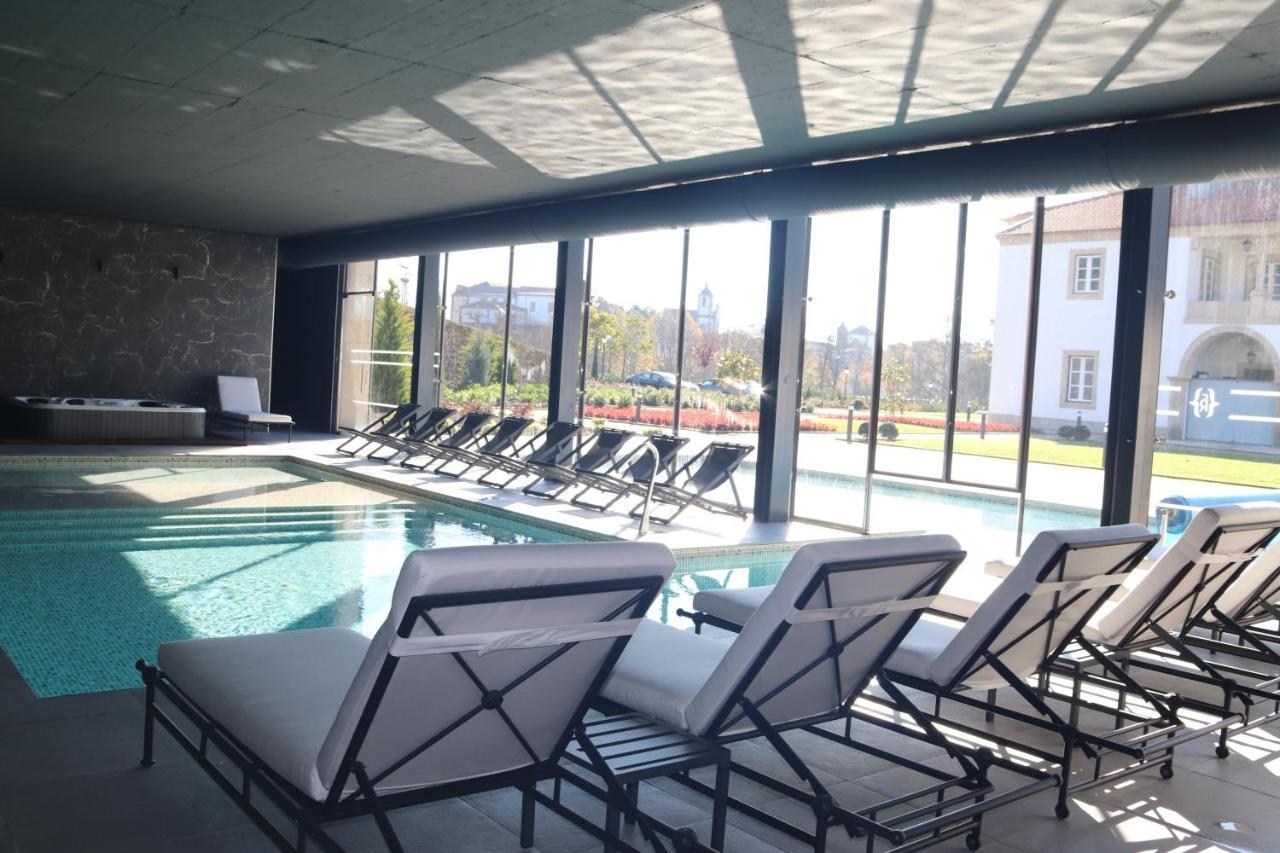 Solar Do Requeijo By Luna Hotels & Resorts Arcos de Valdevez Exteriör bild The indoor pool at the hotel